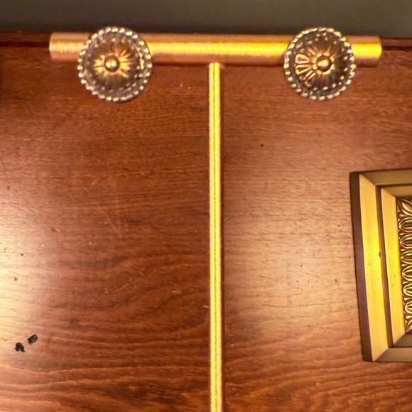 Vintage Cynthia Gale Gold/Bronze 925 Sterling Silver Stud Earrings MSRP$140 - Picture 2 of 9